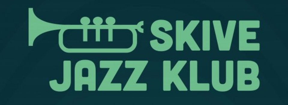 Logo for Skive Jazzklub med trompet og tekst. Foto: Skive Jazzklub